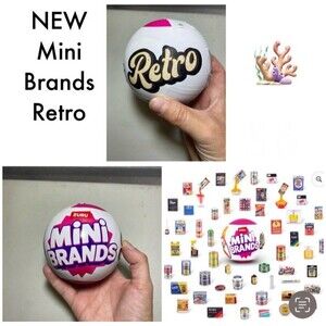 Zuru Mini Brands Retro Series 1 Mystery Capsule New Sealed